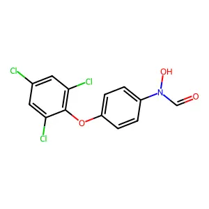 N-Hydroxy-N-(4-(2,4,6-trichlorophenoxy)phenyl)formamide structure