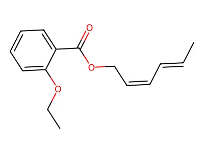 Hexa-2,4-dienyl 2-ethoxybenzoate structure