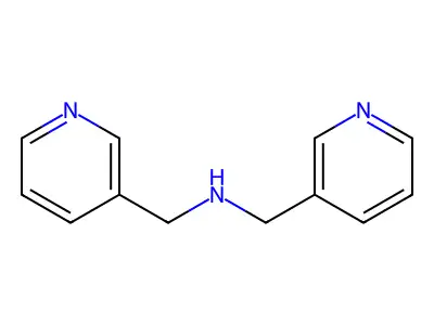 双[(3-吡啶基)甲基]胺 structure