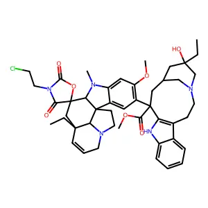 Deacetoxyvinzolidine structure