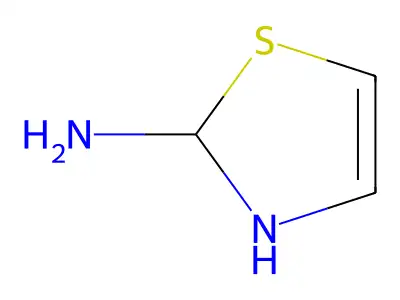 2,3-二氢-2-噻唑胺 structure