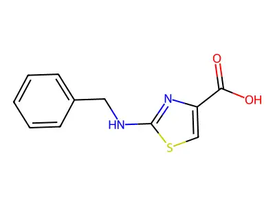 2-(benzylamino)-1,3-thiazole-4-carboxylic Acid structure