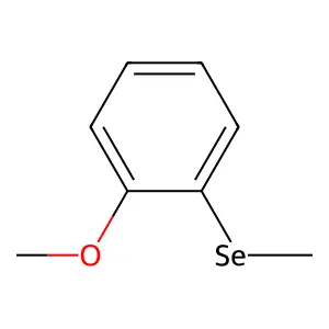 Benzene, 1-methoxy-2-(methylseleno)- structure