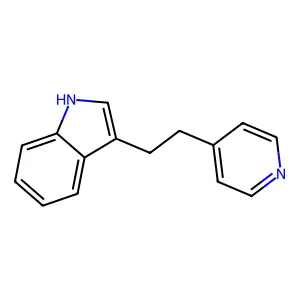 3-(2-(4-Pyridyl)ethyl)indole structure