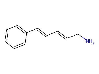 5-Phenyl-2,4-pentadien-1-amine structure