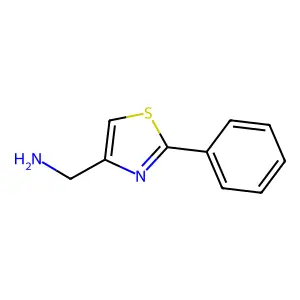 (2-苯基-1,3-噻唑-4-基)甲胺 structure