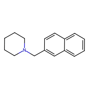 Piperidine, 1-(2-naphthalenylmethyl)- structure