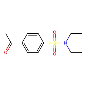 4-acetyl-N,N-diethylbenzenesulfonamide structure