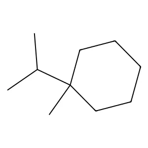 1-Methyl-1-(1-methylethyl)cyclohexane structure