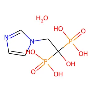 唑来膦酸一水合物 structure