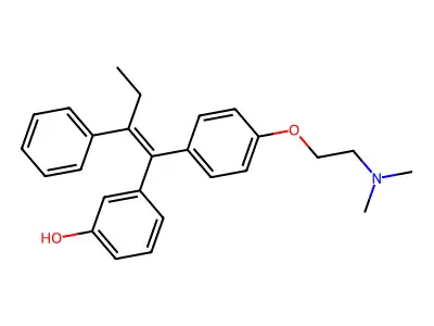 (E/Z)-Droloxifene structure