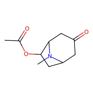 6-Acetoxy-8-methyl-8-azabicyclo[3.2.1]octan-3-one structure