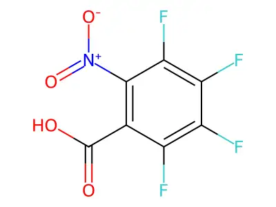2,3,4,5-Tetrafluoro-6-nitrobenzoic acid structure