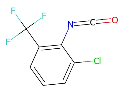 2-Chloro-6-(trifluoromethyl)phenyl isocyanate structure
