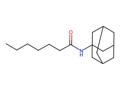 N-(Adamantan-1-yl)heptanamide structure