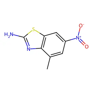 4-Methyl-6-nitro-benzothiazol-2-ylamine structure