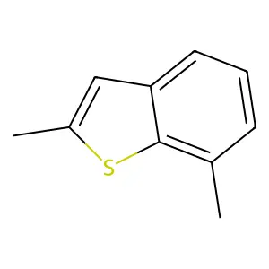 Benzo(b)thiophene, 2,7-dimethyl- structure
