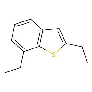 2,7-Diethyl-1-benzothiophene structure