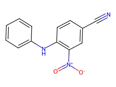 3-Nitro-4-(phenylamino)benzonitrile structure