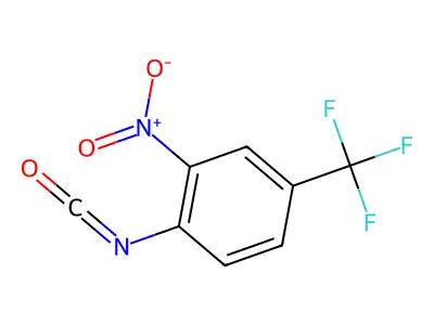 1-Isocyanato-2-nitro-4-(trifluoromethyl)benzene structure