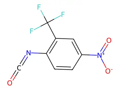 4-Nitro-2-(trifluoromethyl)phenyl isocyanate structure
