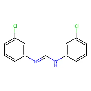 N,N'-Bis(3-chlorophenyl)methanimidamide structure