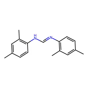 Methanimidamide, N,N'-bis(2,4-dimethylphenyl)- structure