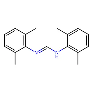 N,N'-bis(2,6-dimethylphenyl)methanimidamide structure