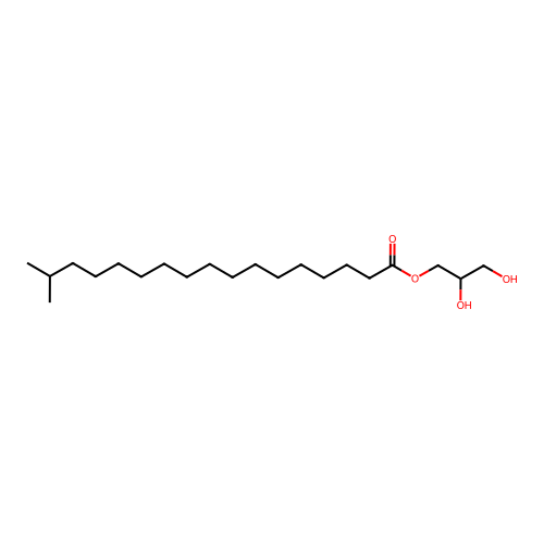 Glyceryl Isostearate structure