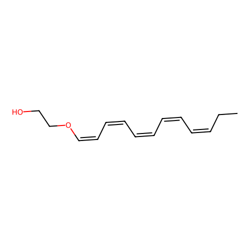 (all E)-2-(1,3,5,7,9-Dodecapentaenyloxy)ethanol structure
