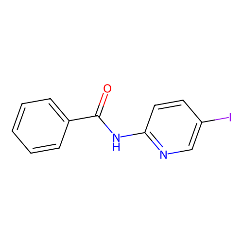 N-(5-iodopyridin-2-yl)benzamide structure