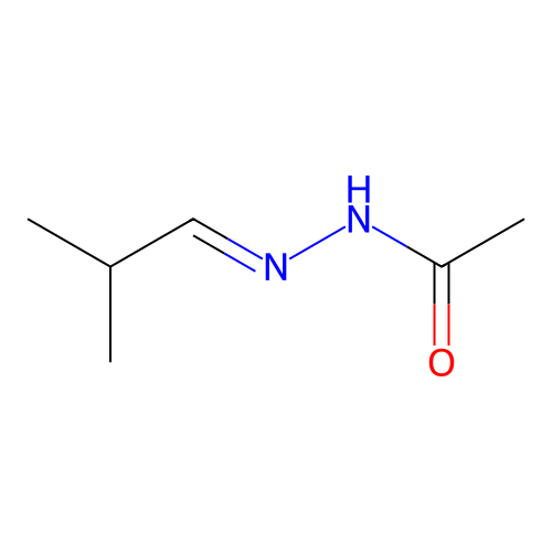 乙酸异亚丁基酰肼 structure