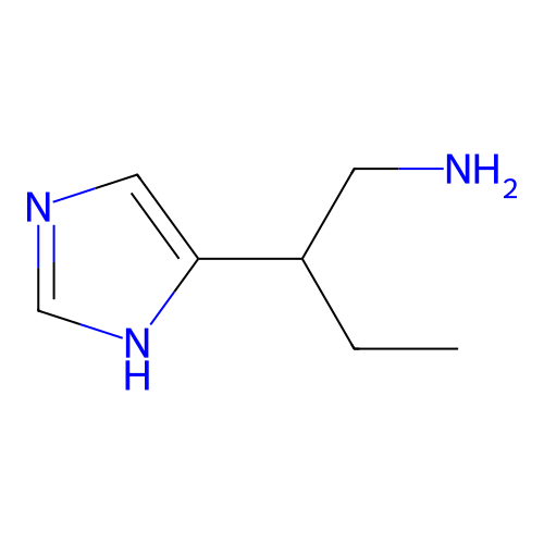 2-(1H-imidazol-5-yl)butan-1-amine structure