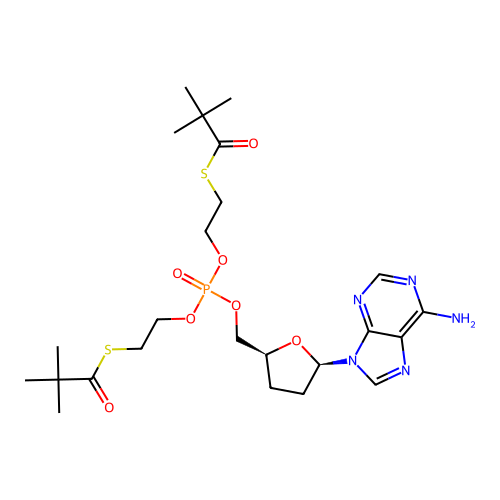 Bis(tBuSATE)ddAMP structure