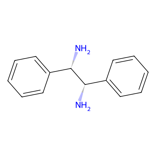 (1S,2S)-1,2-diphenylethane-1,2-diamine structure