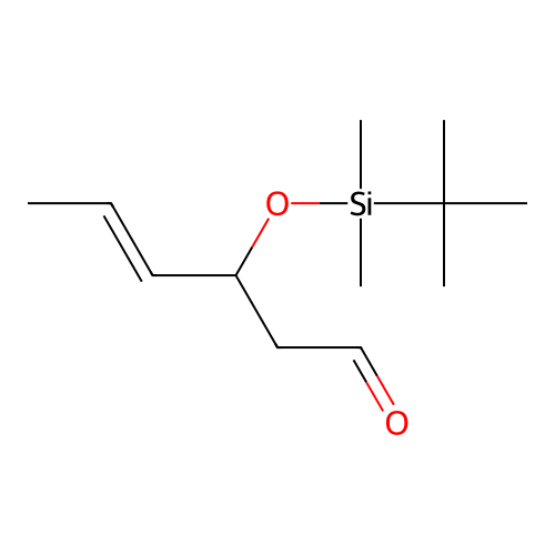 4-Hexenal, 3-(t-butyldimethylsilyloxy)- structure