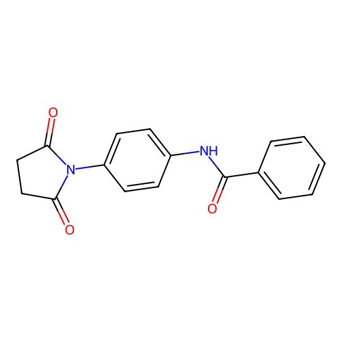 N-[4-(2,5-dioxopyrrolidin-1-yl)phenyl]benzamide structure