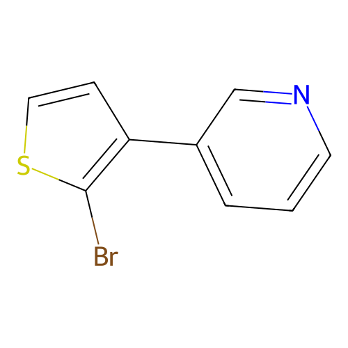 3-(2-Bromothiophen-3-yl)pyridine structure