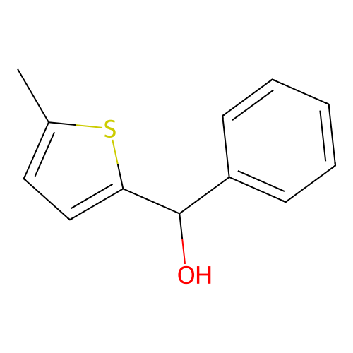 (5-Methylthiophen-2-yl)-phenylmethanol structure