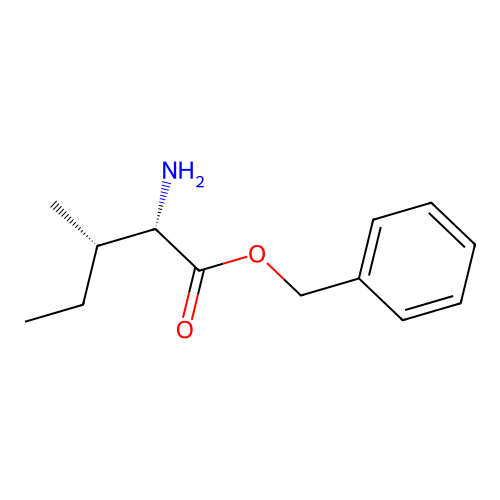 benzyl (2S,3S)-2-amino-3-methylpentanoate structure