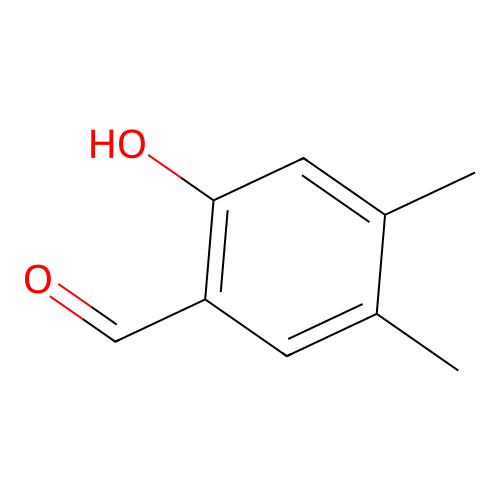 2-Hydroxy-4,5-dimethylbenzaldehyde structure