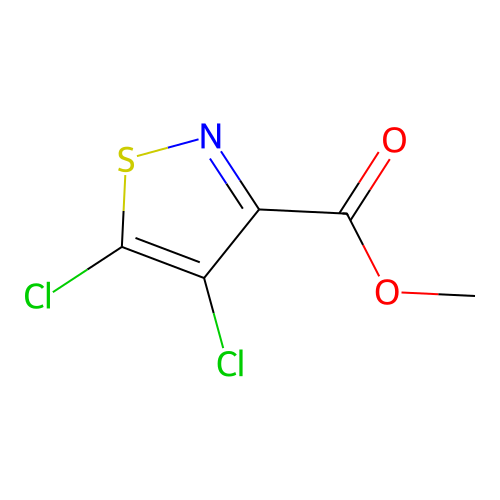Methyl 4,5-dichloroisothiazole-3-carboxylate structure
