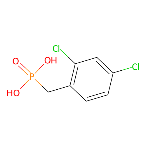 2,4-Dichlorobenzylphosphonic acid structure
