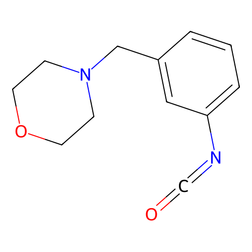 4-(3-Isocyanatobenzyl)morpholine structure