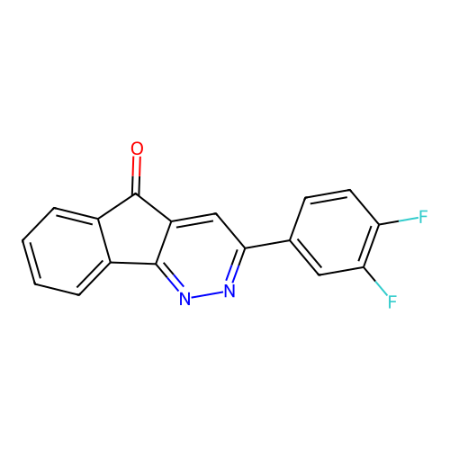 3-(3,4-difluorophenyl)-5H-indeno[1,2-c]pyridazin-5-one structure