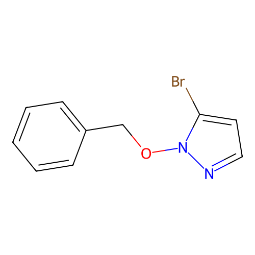 5-Bromo-1-phenylmethoxypyrazole structure