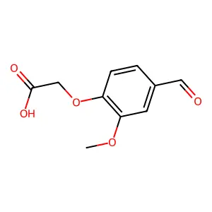 2-(4-Formyl-2-methoxyphenoxy)acetic acid structure