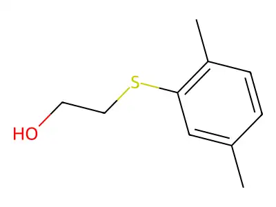 2-(2,5-Dimethylphenyl)sulfanylethanol structure