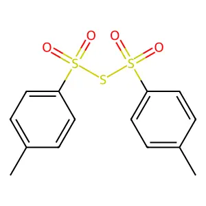 Benzenesulfonothioic acid, 4-methyl-, anhydrosulfide structure