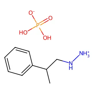 磷酸-(2-苯丙基)肼(1/1) structure